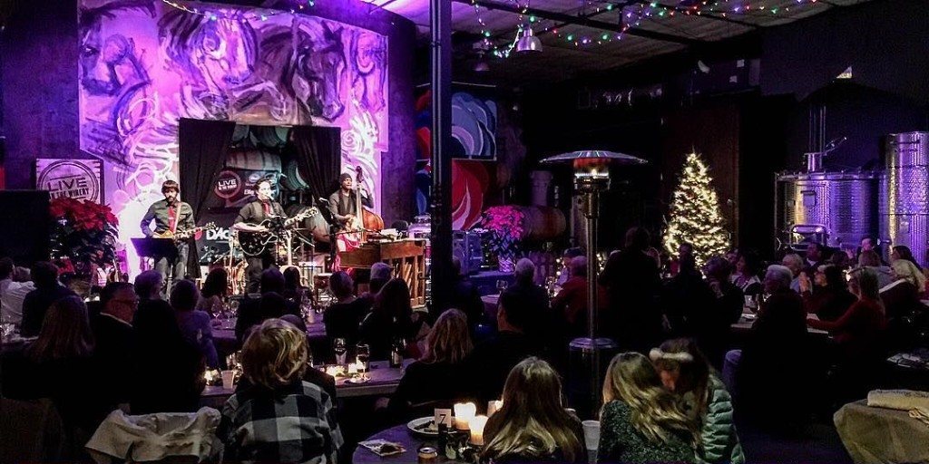 Audience seated for a live concert at Standing Sun Wines in Buellton